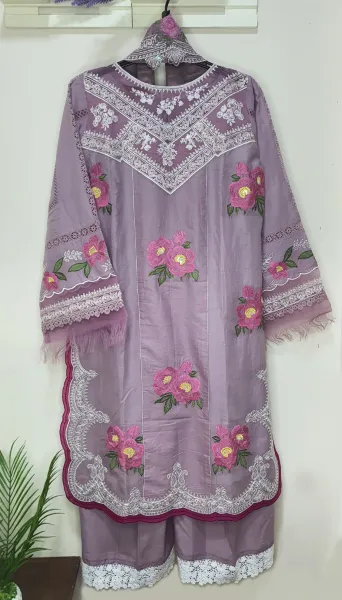 Stylish Attire Prime Ethereal Rose Set (Onion)